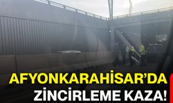Afyonkarahisar’da zincirleme kaza!