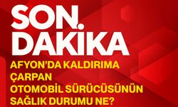 Afyon’da kaldırıma çarpan otomobil sürücüsünün sağlık durumu ne?