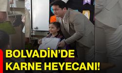 Bolvadin’de karne heyecanı!