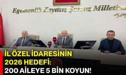 İl Özel İdaresinin 2026 hedefi: 200 aileye 5 bin koyun!
