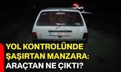 Yol kontrolünde şaşırtan manzara: Araçtan ne çıktı?