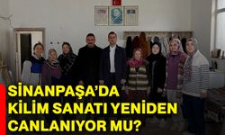 Sinanpaşa’da kilim sanatı yeniden canlanıyor mu?