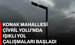 Konak Mahallesi Çivril Yolu’nda Işıklı Yol Çalışmaları Başladı