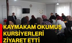 Kaymakam Okumuş kursiyerleri ziyaret etti