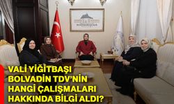 Vali Yiğitbaşı, Bolvadin TDV’nin hangi çalışmaları hakkında bilgi aldı?