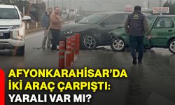 Afyonkarahisar’da iki araç çarpıştı: Yaralı var mı?