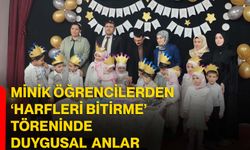 Minik Öğrencilerden ‘Harfleri Bitirme’ Töreninde Duygusal Anlar
