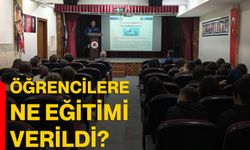 Öğrencilere ne eğitimi verildi?
