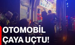 Otomobil çaya uçtu!