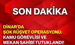 Dinar'da Şok Rüşvet Operasyonu: Kamu Görevlisi ve Mekan Sahibi Tutuklandı!
