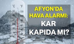 Afyonkarahisar’da Hava Alarmı: Kar Kapıda mı?