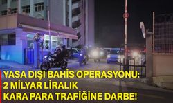 Yasa Dışı Bahis Operasyonu: 2 Milyar Liralık Kara Para Trafiğine Darbe!