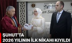 Şuhut’ta 2026 Yılının İlk Nikahı Kıyıldı