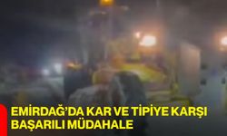 Emirdağ’da Kar ve Tipiye Karşı Başarılı Müdahale
