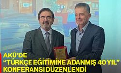 AKÜ’de “Türkçe Eğitimine Adanmış 40 Yıl” Konferansı Düzenlendi