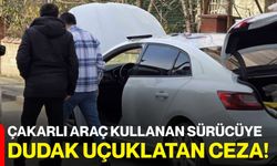 Çakarlı Araç Kullanan Sürücüye Dudak Uçuklatan Ceza!