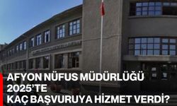 Afyon Nüfus Müdürlüğü 2025’te Kaç Başvuruya Hizmet Verdi?