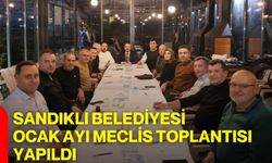 Sandıklı Belediyesi Ocak Ayı Meclis Toplantısı Yapıldı