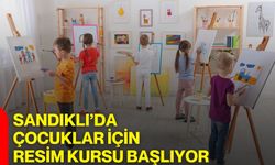 Sandıklı’da Çocuklar İçin Resim Kursu Başlıyor