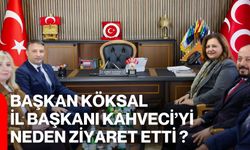 Başkan Köksal İl Başkanı Kahveci'yi Neden Ziyaret Etti?