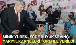 Minik Yüreklerde Büyük Sevinç: Yarıyıl Karneleri Törenle Verildi