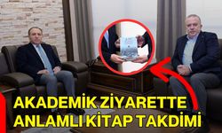 Akademik Ziyarette Anlamlı Kitap Takdimi