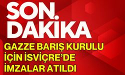 Gazze Barış Kurulu İçin İsviçre’de İmzalar Atıldı
