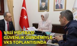 Vali Yiğitbaşı Güvenlik Gündemiyle VKS Toplantısında