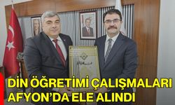 Din Öğretimi Çalışmaları Afyon’da Ele Alındı