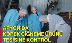 Afyon’da Köpek Çiğneme Ürünü Tesisine Kontrol
