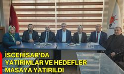 İscehisar’da Yatırımlar Ve Hedefler Masaya Yatırıldı