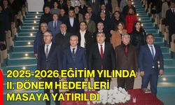 2025-2026 Eğitim Yılında II. Dönem Hedefleri Masaya Yatırıldı