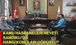 Kamu Hastaneleri Heyeti Sandıklı’da Hangi Konuları Görüştü?