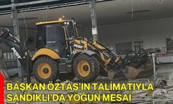 Başkan Öztaş’ın Talimatıyla Sandıklı’da Yoğun Mesai