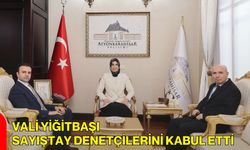 Vali Yiğitbaşı, Sayıştay Denetçilerini Kabul Etti