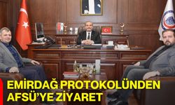 Emirdağ Protokolünden AFSÜ’ye Ziyaret