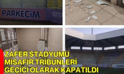Zafer Stadyumu Misafir Tribünleri Geçici Olarak Kapatıldı