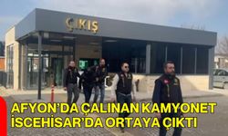 Afyon’da Çalınan Kamyonet İscehisar’da Ortaya Çıktı