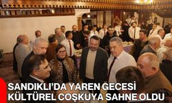 Sandıklı’da Yaren Gecesi Kültürel Coşkuya Sahne Oldu