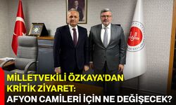 Milletvekili Özkaya’dan Kritik Ziyaret: Afyon Camileri İçin Ne Değişecek?