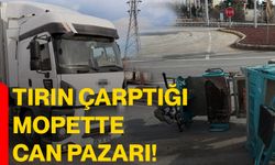 Tırın Çarptığı Mopette Can Pazarı!