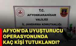 Afyon’da uyuşturucu operasyonunda kaç kişi tutuklandı?