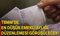 TBMM'de en düşük emekli aylığı düzenlemesi görüşülecek