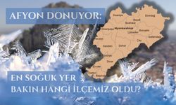 Afyon Donuyor: En Soğuk Yer Bakın Hangi İlçemiz Oldu?