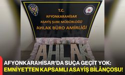 Afyonkarahisar’da Suça Geçit Yok: Emniyetten Kapsamlı Asayiş Bilânçosu!