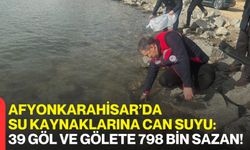 Afyonkarahisar’da Su Kaynaklarına Can Suyu: 39 Göl ve Gölete 798 Bin Sazan!