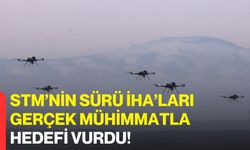 STM’nin sürü İHA’ları gerçek mühimmatla hedefi vurdu!
