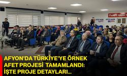 Afyon’da Türkiye’ye örnek Afet Projesi tamamlandı: işte Proje Detayları…