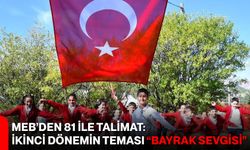MEB’den 81 İle Talimat: İkinci Dönemin Teması “Bayrak Sevgisi”