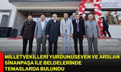 Milletvekilleri Yurdunuseven ve Arslan Sinanpaşa ile Beldelerinde Temaslarda Bulundu